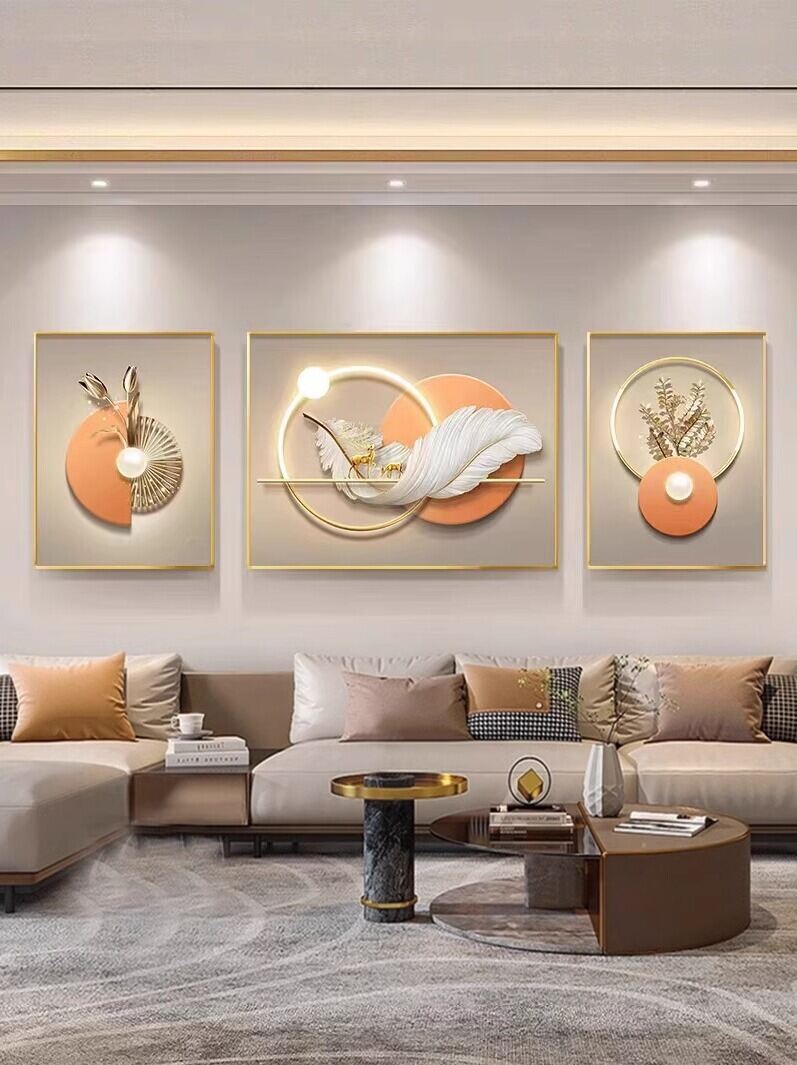 [BAOGEYU | Sleek Elegant Wall Art Triptych,BAOGEYU | Sleek Elegant Wall Art Triptych,] ราคา 2,381 บาท*ส่งฟรี