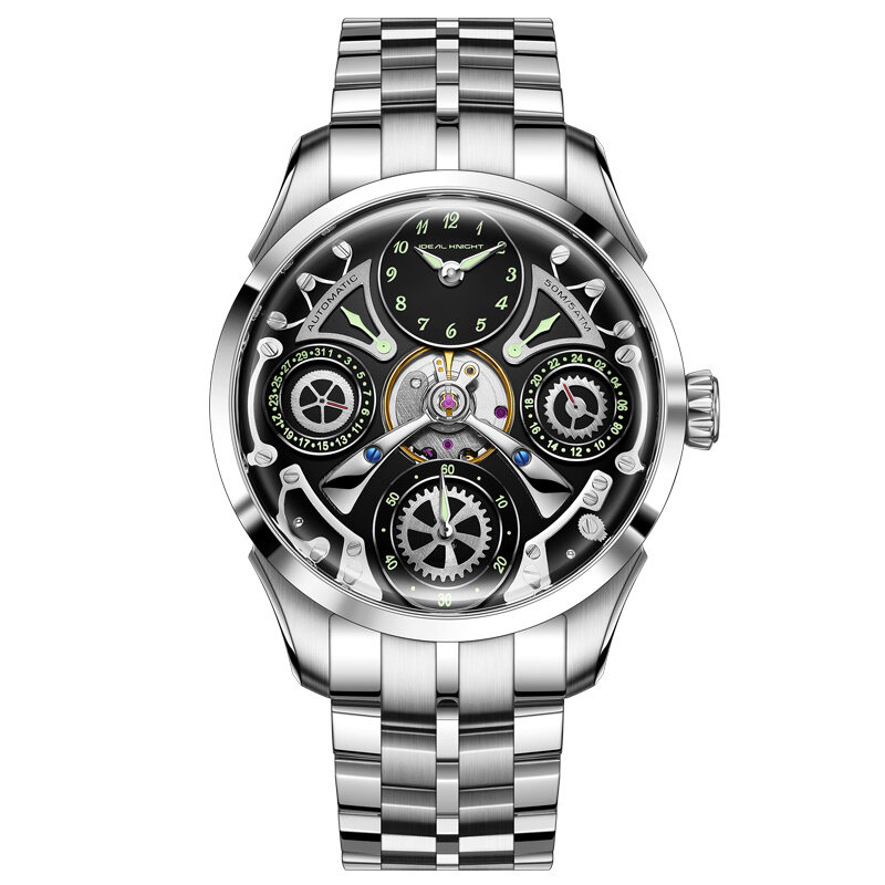OUPINKE | Skeletal Design Luminous Waterproof Mechanical Watch ราคา 18,979 บาท*ส่งฟรี