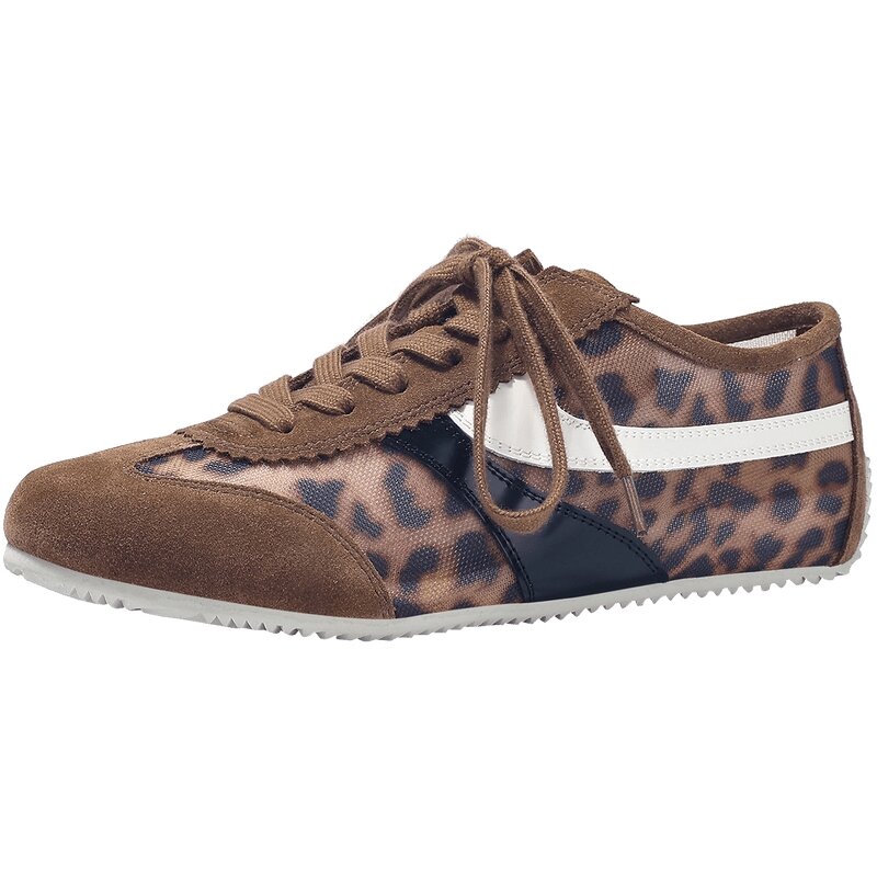 Bella Lily | Leopard Print Retro Flat Casual Shoes ราคา 2,898 บาท*ส่งฟรี