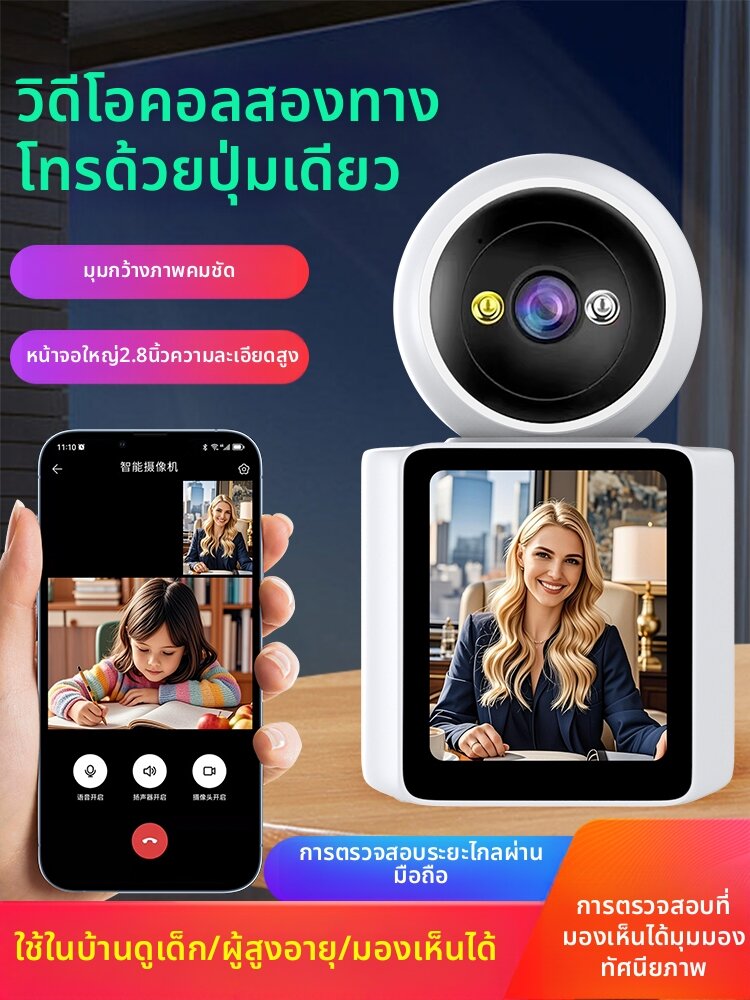 Henyou | 360 Degree Panoramic Wireless WiFi Two-Way Talkable Monitoring Camera ราคา 1,086 บาท*ส่งฟรี