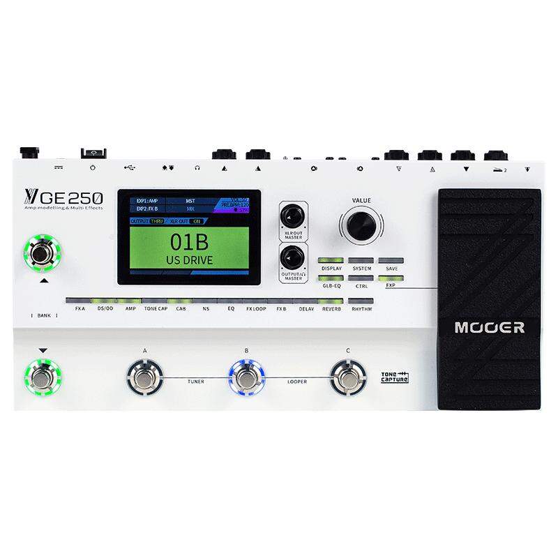 Mooer | Professional Electric Guitar Multi-Effects Pedal Drum Machine Simulation LOOP IR Sampling ราคา 16,826 บาท*ส่งฟรี