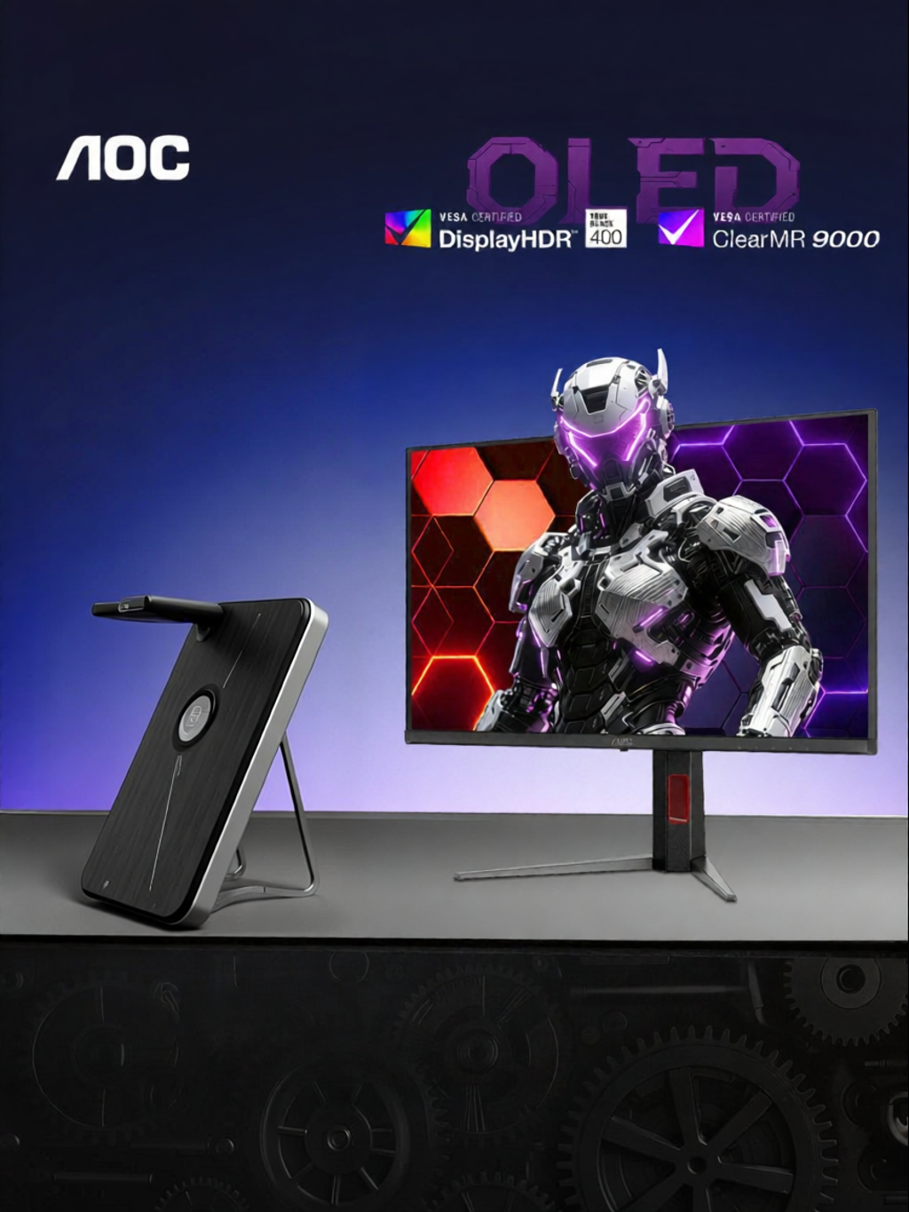 AOC | 4K 165Hz Gaming QD-OLED Computer Monitor 27 Inch ราคา 30,970 บาท*ส่งฟรี