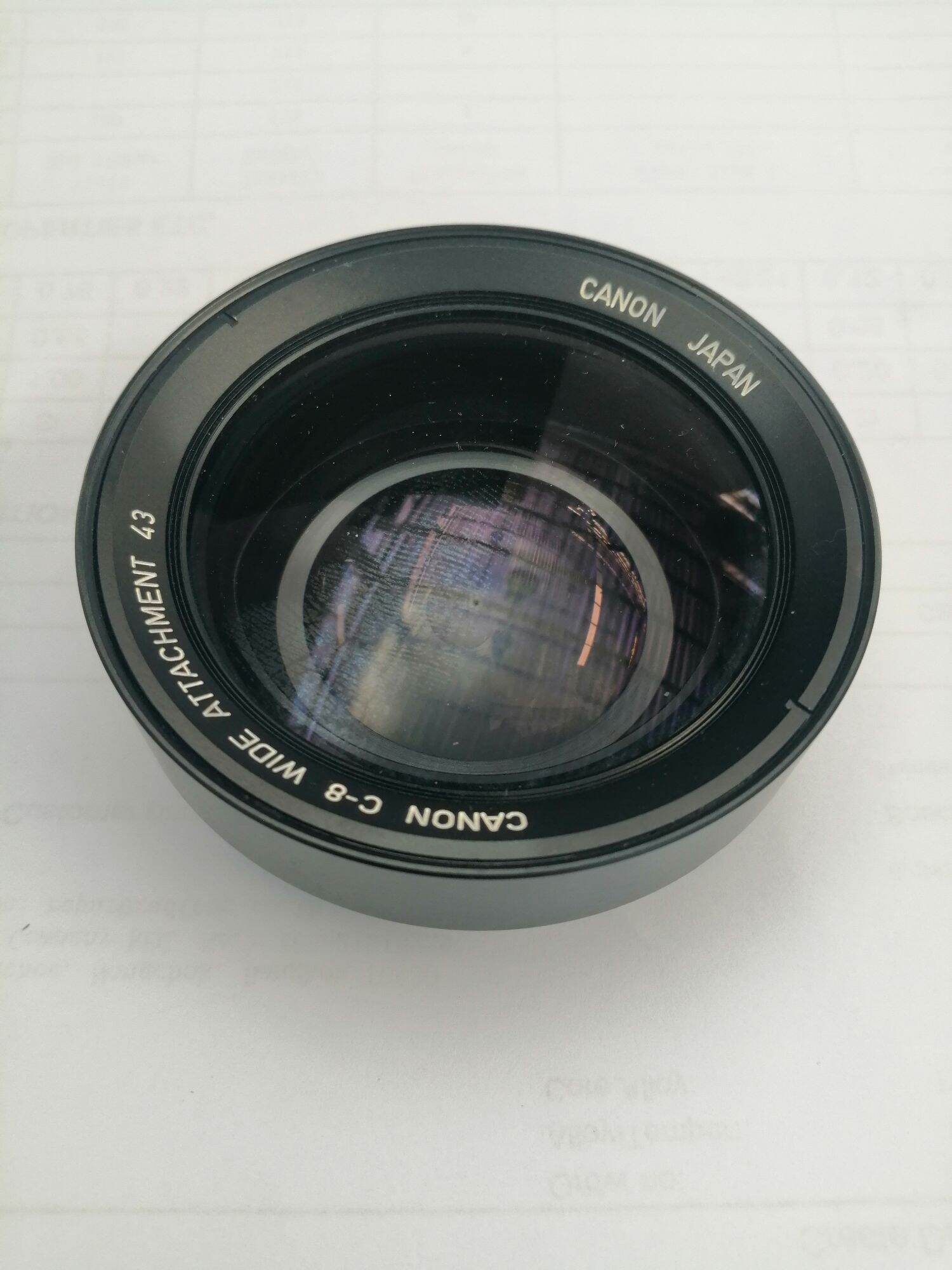 เลนส์ canon c8 Wide attachment43 เลนส์พร้อมใช้งาน Lazada.co.th