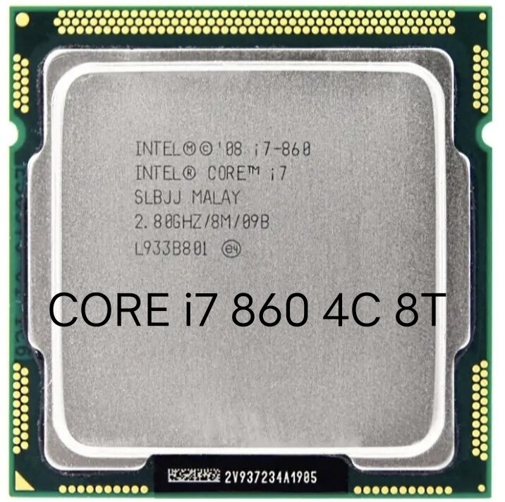 I7 860 Gen1 Socket 1156 ราคา 399 บาท*ส่งฟรี