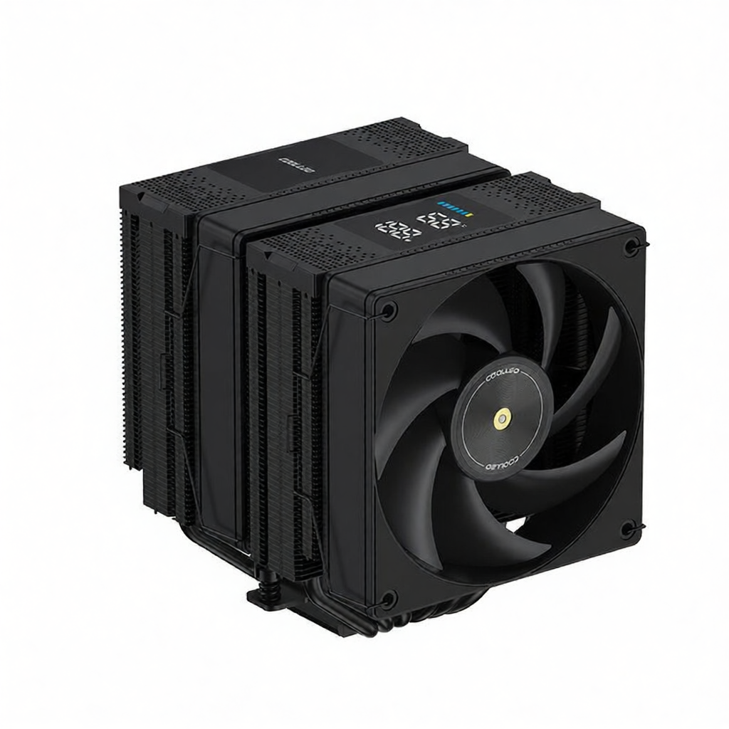 coolleo | Digital Display Quiet Fan CPU Cooler 6 Heat Pipes ราคา 2,082 บาท*ส่งฟรี