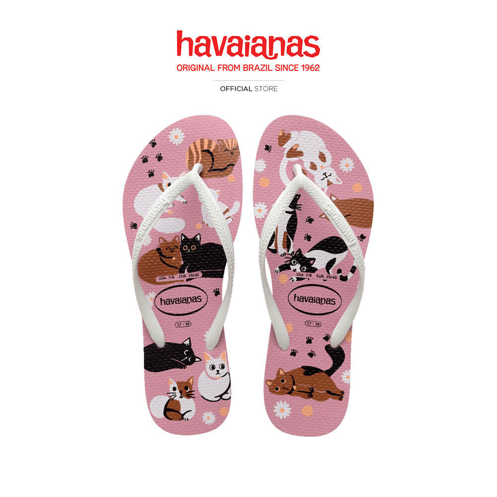 HAVAIANAS รองเท้าแตะ Slim Pets PINK 413256711053F_F5PIXX ราคา 990 บาท*ส่งฟรี