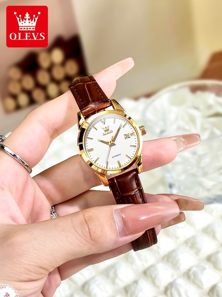 [OLEVS | Automatic Mechanical Watch Simple and Elegant,OLEVS | Automatic Mechanical Watch Simple and Elegant,] ราคา 2,537 บาท*ส่งฟรี