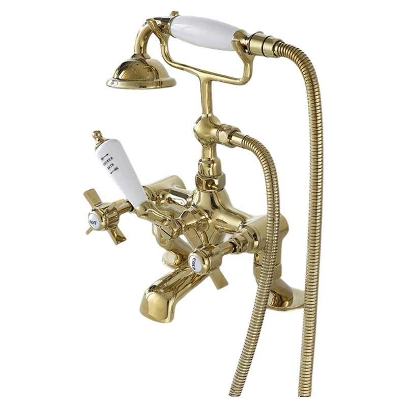BANGPU | Classic European Style Brass Retro Ceramic Shower Set ราคา 3,940 บาท*ส่งฟรี