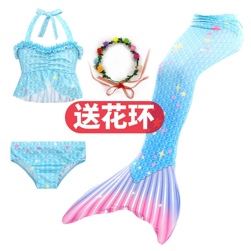 Mermaid หางชุดว่ายน้ำสำหรับเด็กชุดว่ายน้ำเด็กผู้หญิงเจ้าหญิงเสื้อผ้าสาวน้อยชุดบิกินี่ Petpet วันเกิดเสื้อผ้า