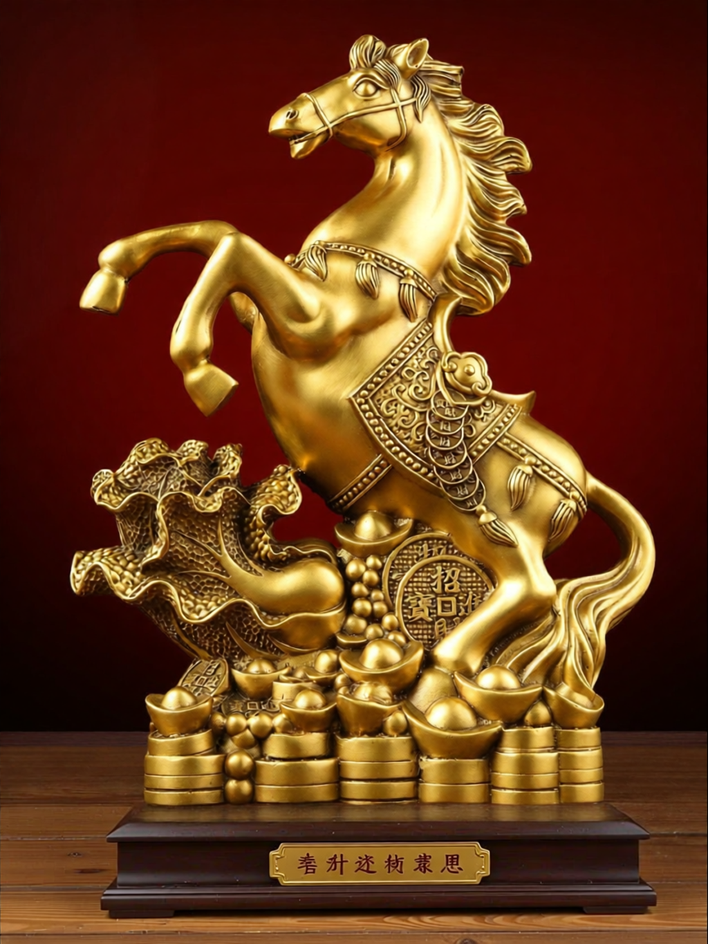 YISHUIGE | Wealth-Attracting Brass Horse Figurine ราคา 8,810 บาท*ส่งฟรี