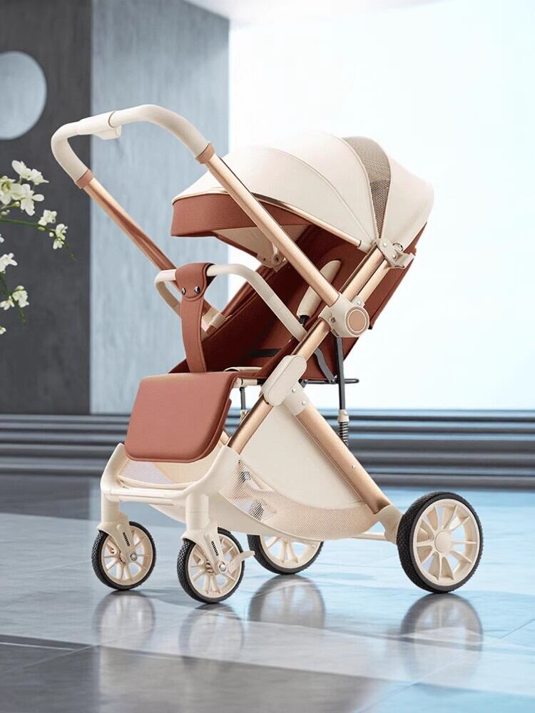 WEIJIA | Lightweight Foldable Stroller for 0-3 Years Old Babies Bidirectional High-view Seating and Lying