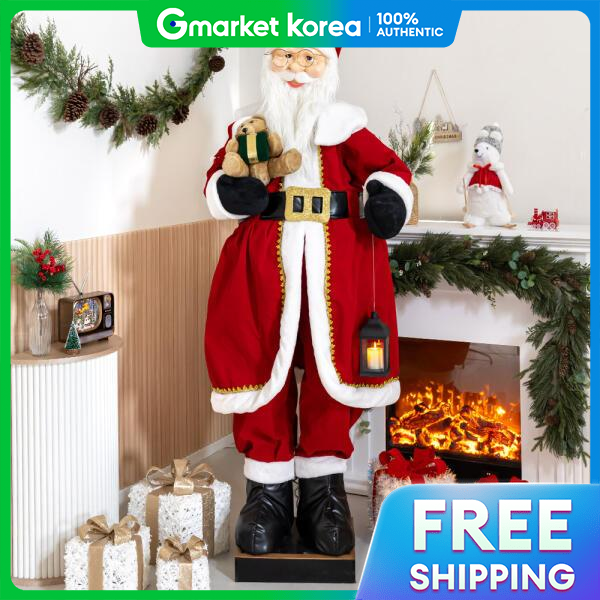 ART BOX | Artbox /Flower Tree Christmas Santa Doll Large Decorative Figure, 200cm, Functional Decor Item ราคา 28,621 บาท*ส่งฟรี