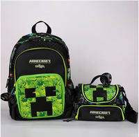 smiggle | เซตกระเป๋าเป้สะพายหลังนักเรียนความจุสูง กระเป๋าใส่เครื่องเขียนลดแรงกด 423015