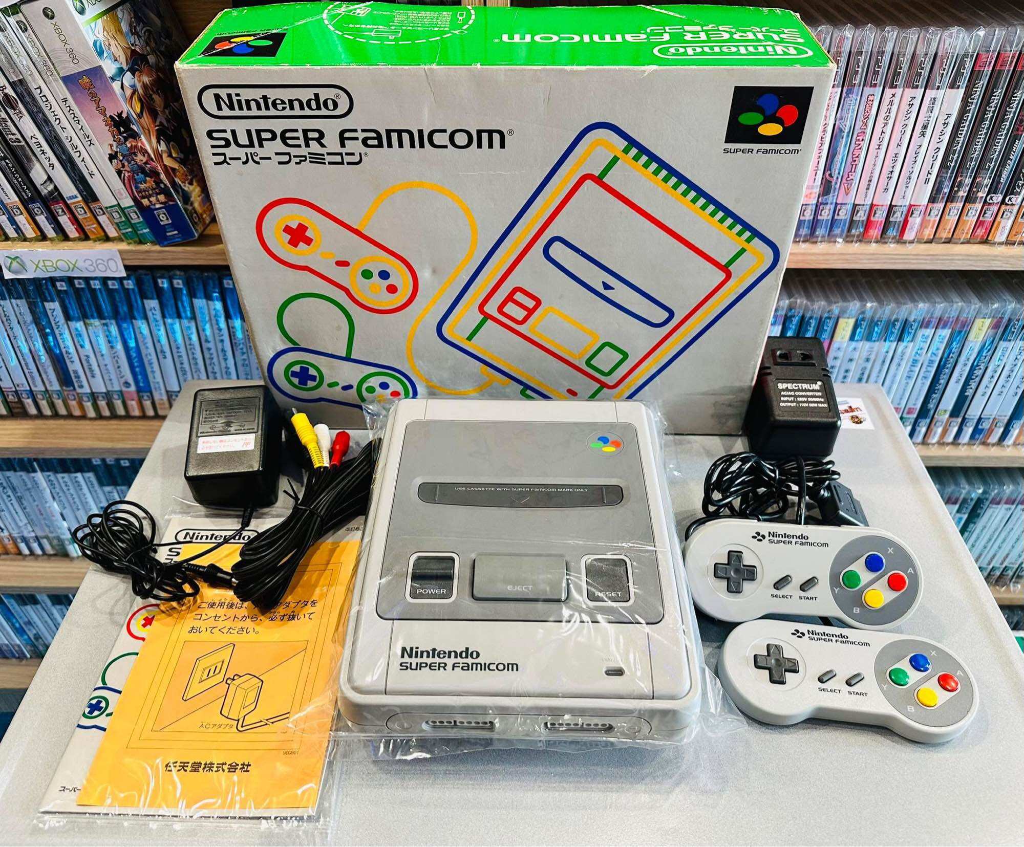 (1) เครื่อง SUPER FAMICOM JAPAN (nintendo)(งานกล่อง) SFC ราคา 5,885 บาท*ส่งฟรี