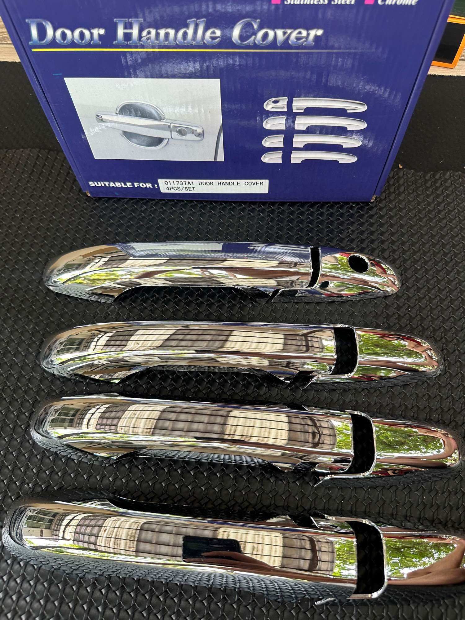 ครอบมือเปิดโครเมี่ยม Honda City 09 งานชุบอย่างดี มาพร้อมกาว2 หน้า ราคา 320 บาท*ส่งฟรี