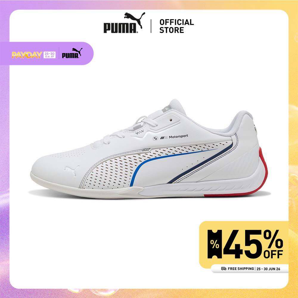PUMA BMW M Motorsport Drift Cat 11 Sneakers Unisex รองเท้าผ้าใบ White-cool - 30861404