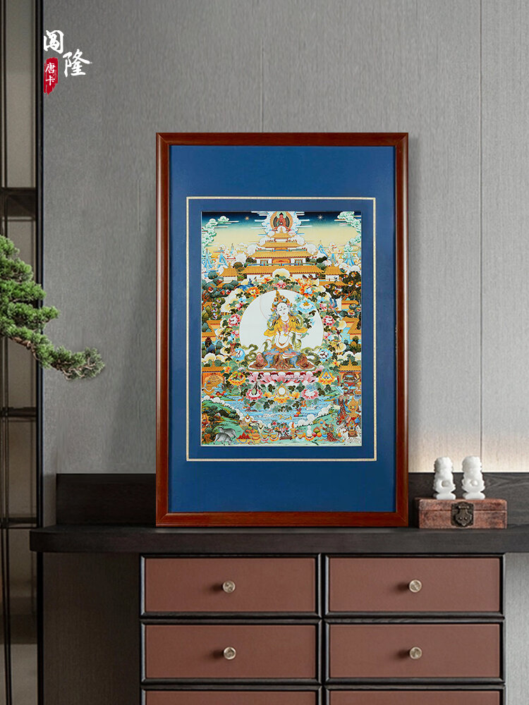 [CHUANGLONG | White Tara Mineral Paint Tibetan Thangka Art,CHUANGLONG | White Tara Mineral Paint Tibetan Thangka Art,] ราคา 3,086 บาท*ส่งฟรี