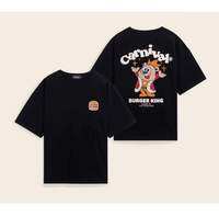 เสื้อยืด Carnival X Burger King Oversize ดำ ขาว Black White โอเวอรไซส