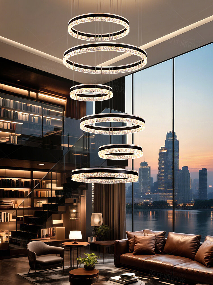 Designer's Light | Simplicity Modern Stair and Living Room Suspension Light ราคา 24,927 บาท*ส่งฟรี