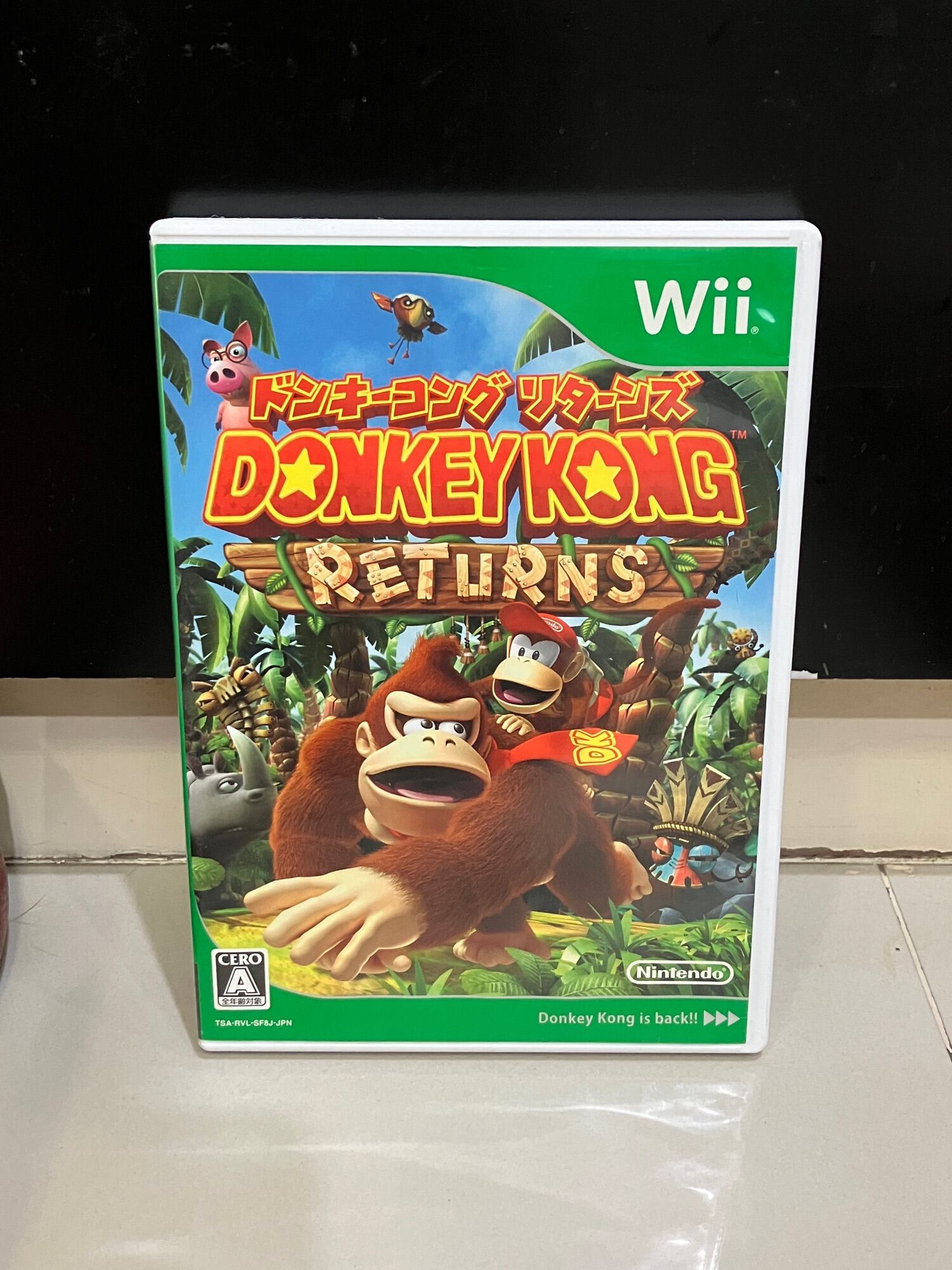 แผ่นแท้ [Wii] Donkey Kong Country Returns Japan Original แผ่นมีรอย
