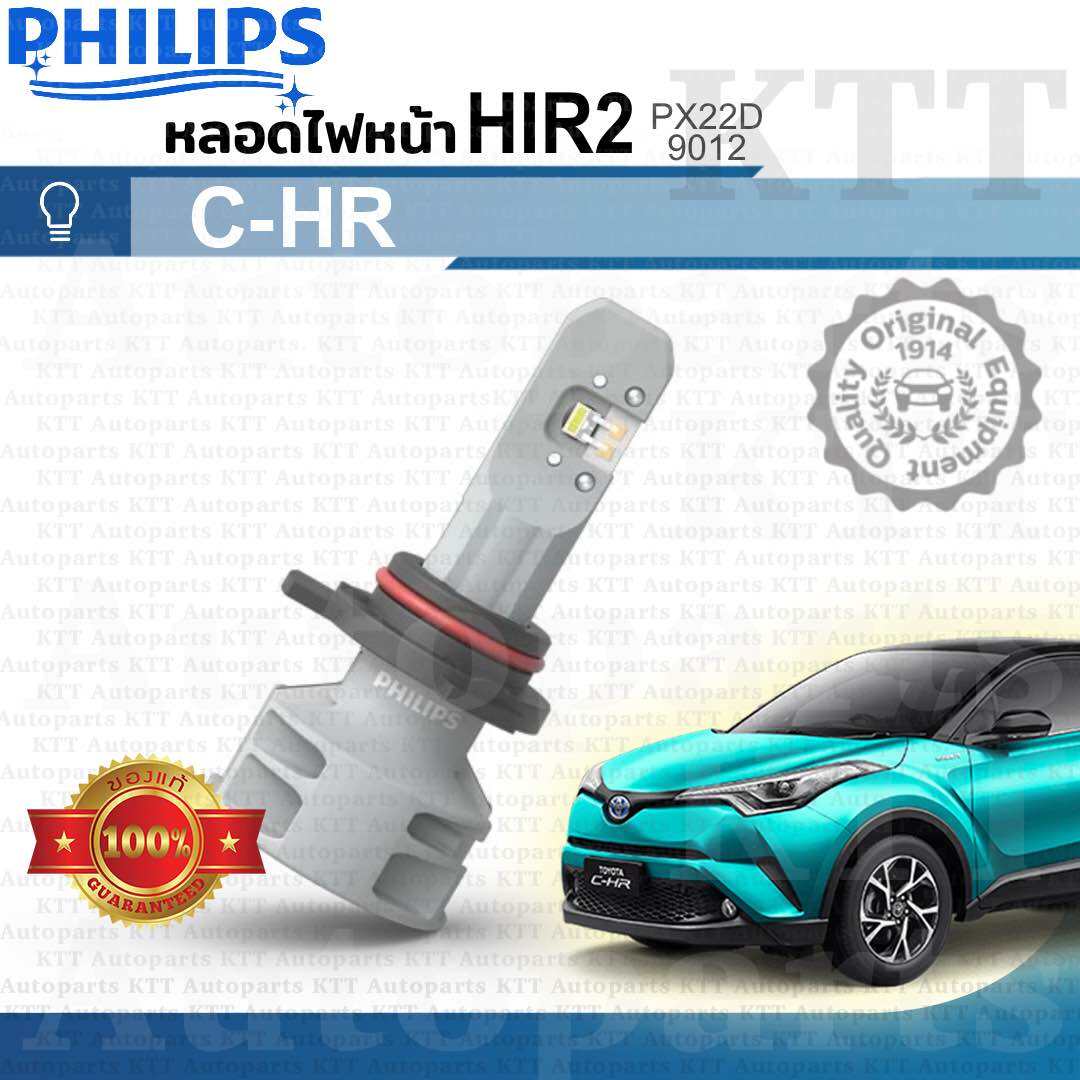 ✳︎ 🔅 หลอดไฟหน้า LED Toyota CHR โคมโปรเจคเตอร์ ตาลูกแก้ว