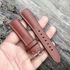 สินค้า สายนาฬิกาหนังแท้_18,20,22 MM ความยาวสาย 75 /125 mm Genuine Leather 100%
