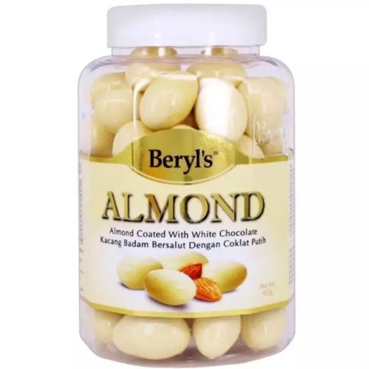 Beryl's​ Almond​ Chocolate​ 450​ กรัม​ฝาสีขาว