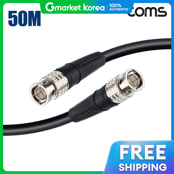 Coms Canare BNC Cable L-5Cfb 50m: สายสัญญาณคุณภาพระดับโปรที่สายงานมืออาชีพต้องมี!