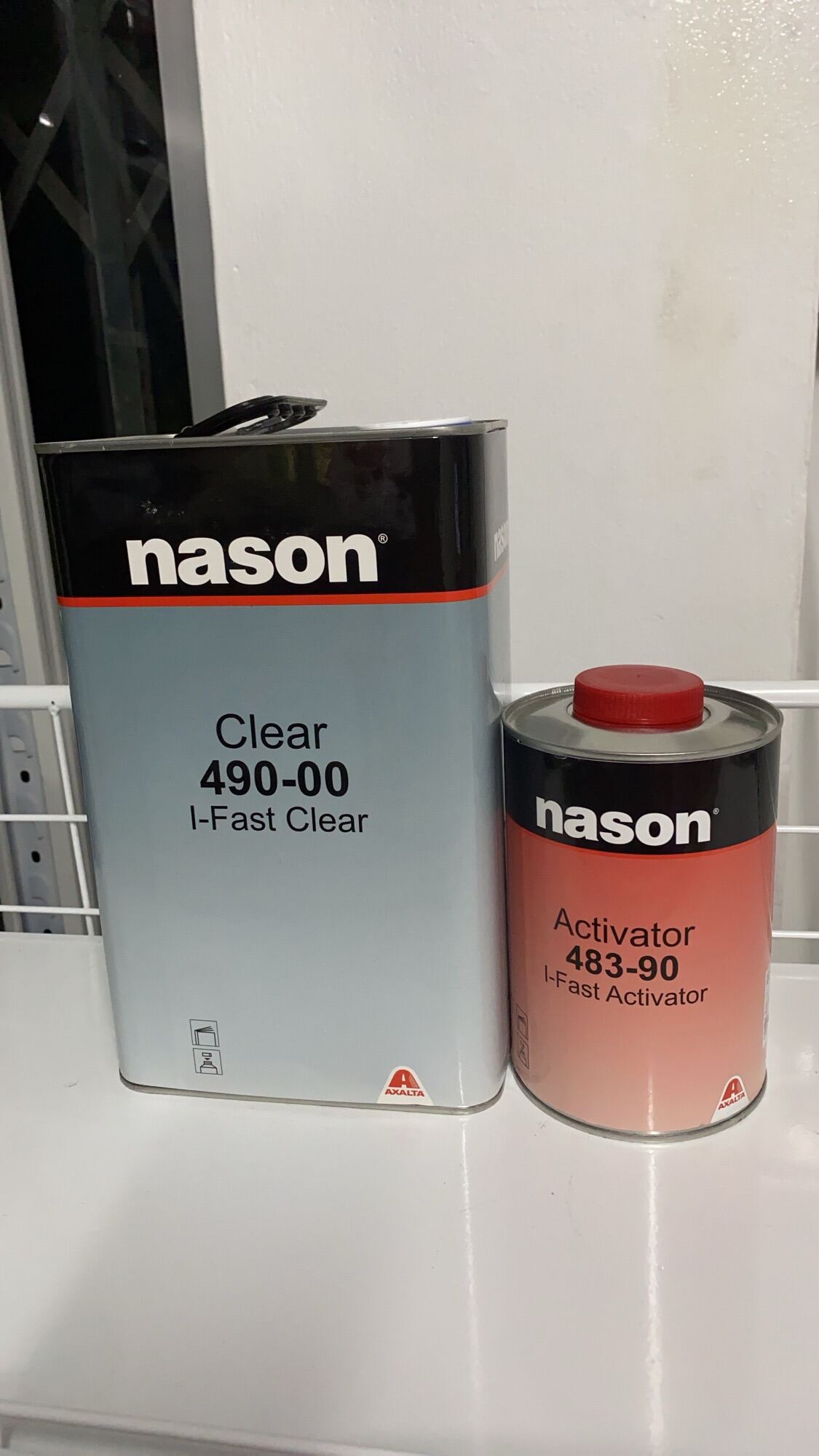 แลคเกอร์ Nason 4:1 490-00 ขนาด 3.2L + ฮาร์ด 483-90 ขนาด 800ml | Lazada ...