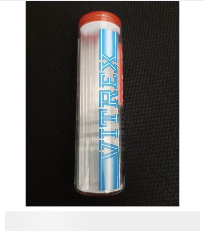 ทิ้วฮีมาโตคริต ทิวป์ฮีมาโตคริต Micro hematocrit Red tubes/Capillary tube ทิ้วฮีมาโตคริต Vitrex BRIS ขนาด100อัน/หลอด