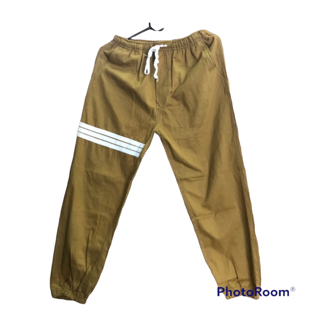 กางเกงขาจั๊ม กางเกงjogger pants(มีแถบ) | Lazada.co.th