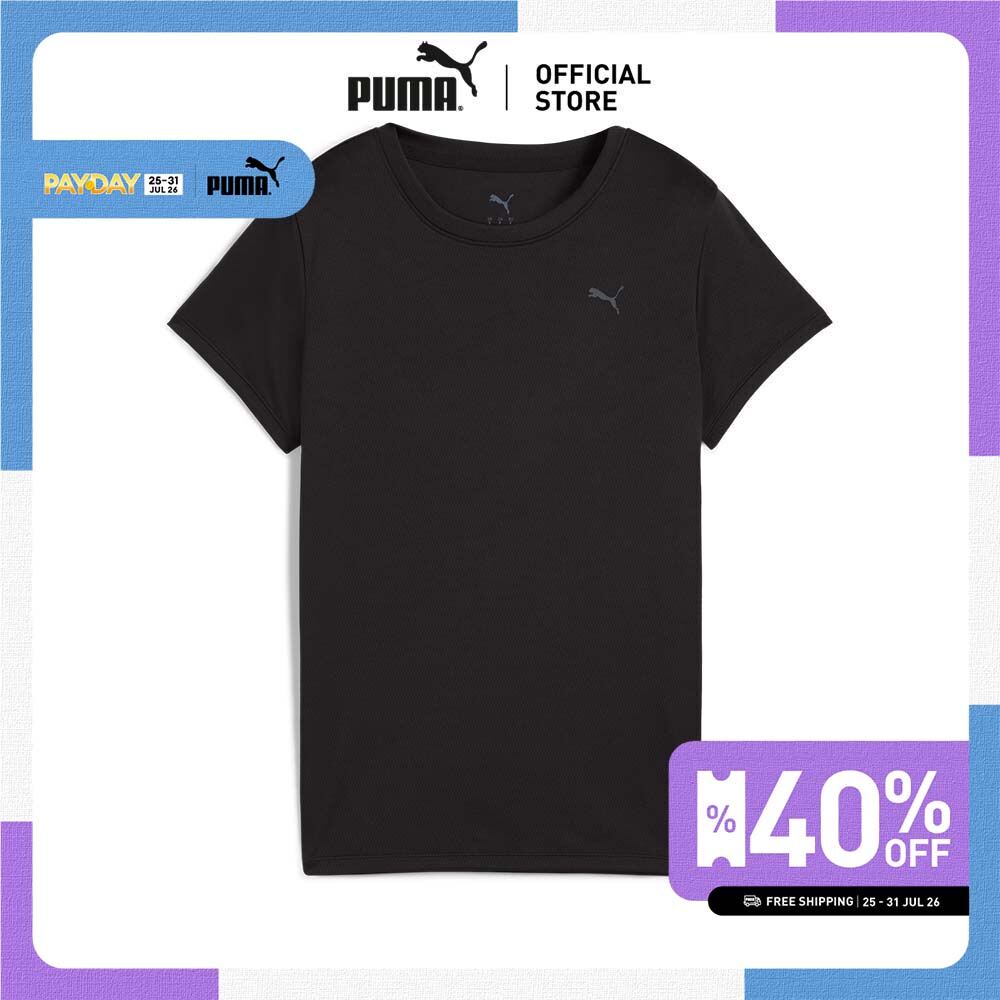 PUMA Running GRAPHICS "Forever. Faster." Tee Women Black - 52655451 ราคา 648 บาท*ส่งฟรี
