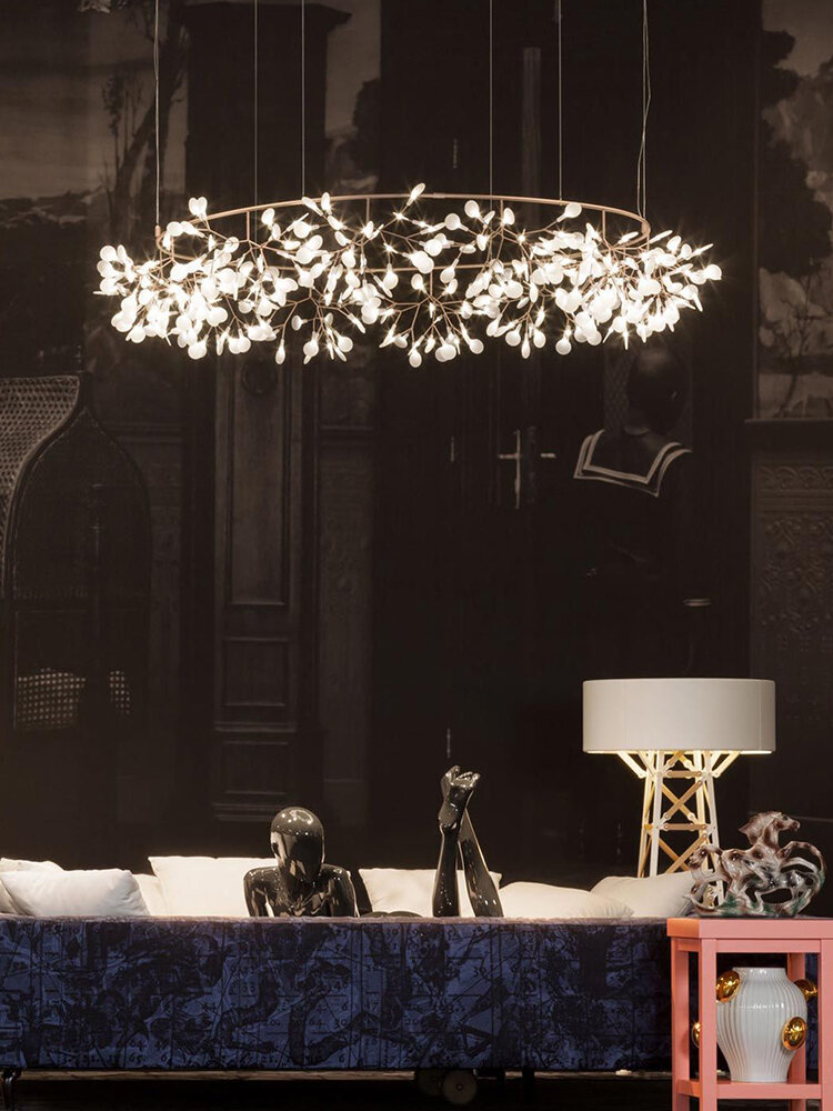 SHANGPINYUN | Ring Firefly Chandelier for Living Room, Restaurant, Bar, and Villa ราคา 12,384 บาท*ส่งฟรี