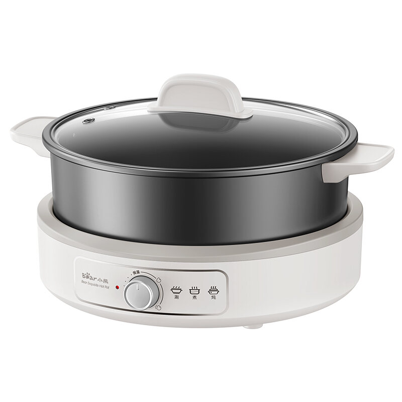 Bear | Home Use Separable Electric Hot Pot Multi-functional Cooking Machine ราคา 1,022 บาท*ส่งฟรี