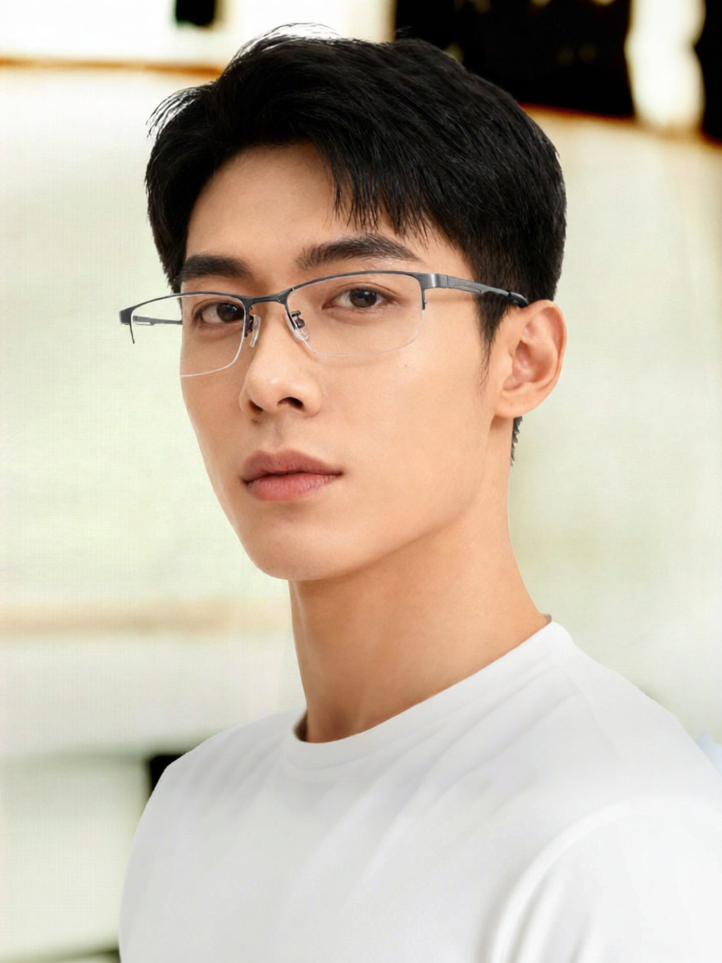[Seiko | Titanium Rimless Eyeglasses Frame for Myopia and Slim Face,Seiko | Titanium Rimless Eyeglasses Frame for Myopia and Slim Face,] ราคา 2,635 บาท*ส่งฟรี