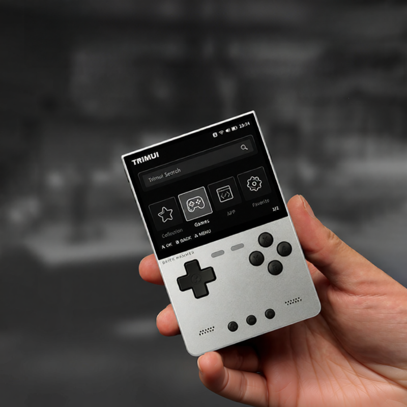 TRIMUI | Metal Collector's Edition Vertical Handheld Game Console GBA Emulation ราคา 3,423 บาท*ส่งฟรี