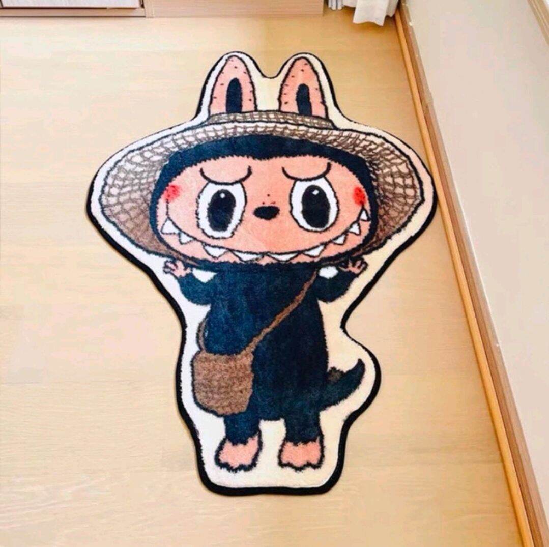 Small Labubu Rug พรมเช็ดเท้าลายลาบูบู้ Labubu𝐋𝐚𝐛𝐮𝐛𝐮🤎 สุดฮิต มี 2 ขนาด | Lazada.co.th