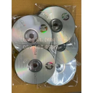 สินค้า CD-R Recordable ยี่ห้อ HP 5แผ่น, 10แผ่น, 20แผ่น
