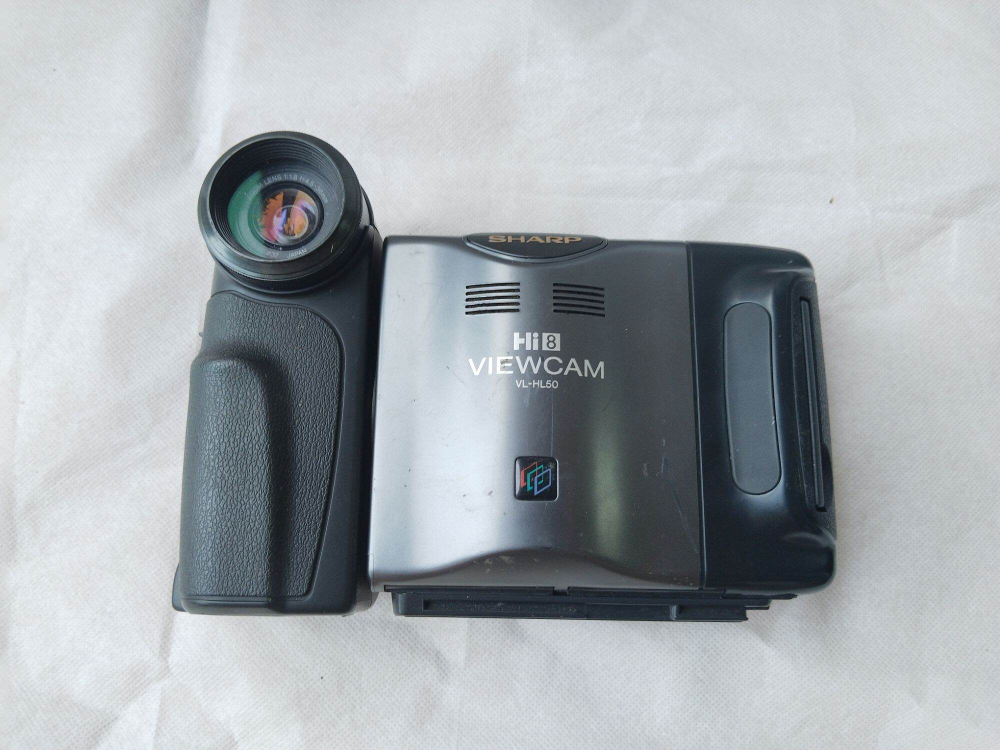 กล้องวีดีโอ​ sharp​ vl-hl50 สภาพสวย ไม่มีแบตลอง ตีเป็นงานสะสม ราคา 329 บาท*ส่งฟรี
