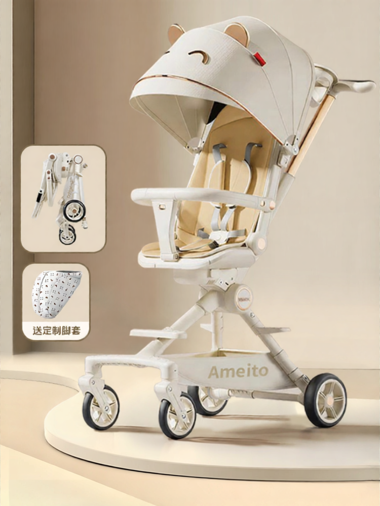 [Reversible High-View Foldable Lightweight Baby Stroller,Reversible High-View Foldable Lightweight Baby Stroller,]