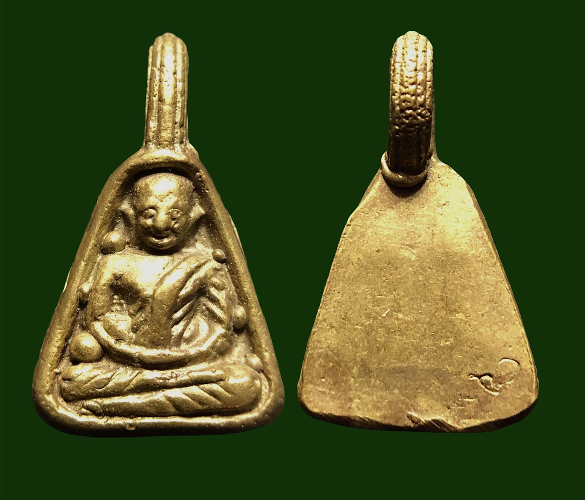 เหร ยญจอบเล ก หลวงพ อเง น ว ดบางคลาน จ งหว ดพ จ ตร ร นพ เศษ เน อทองเหล อง Amulet Coin Thaipick