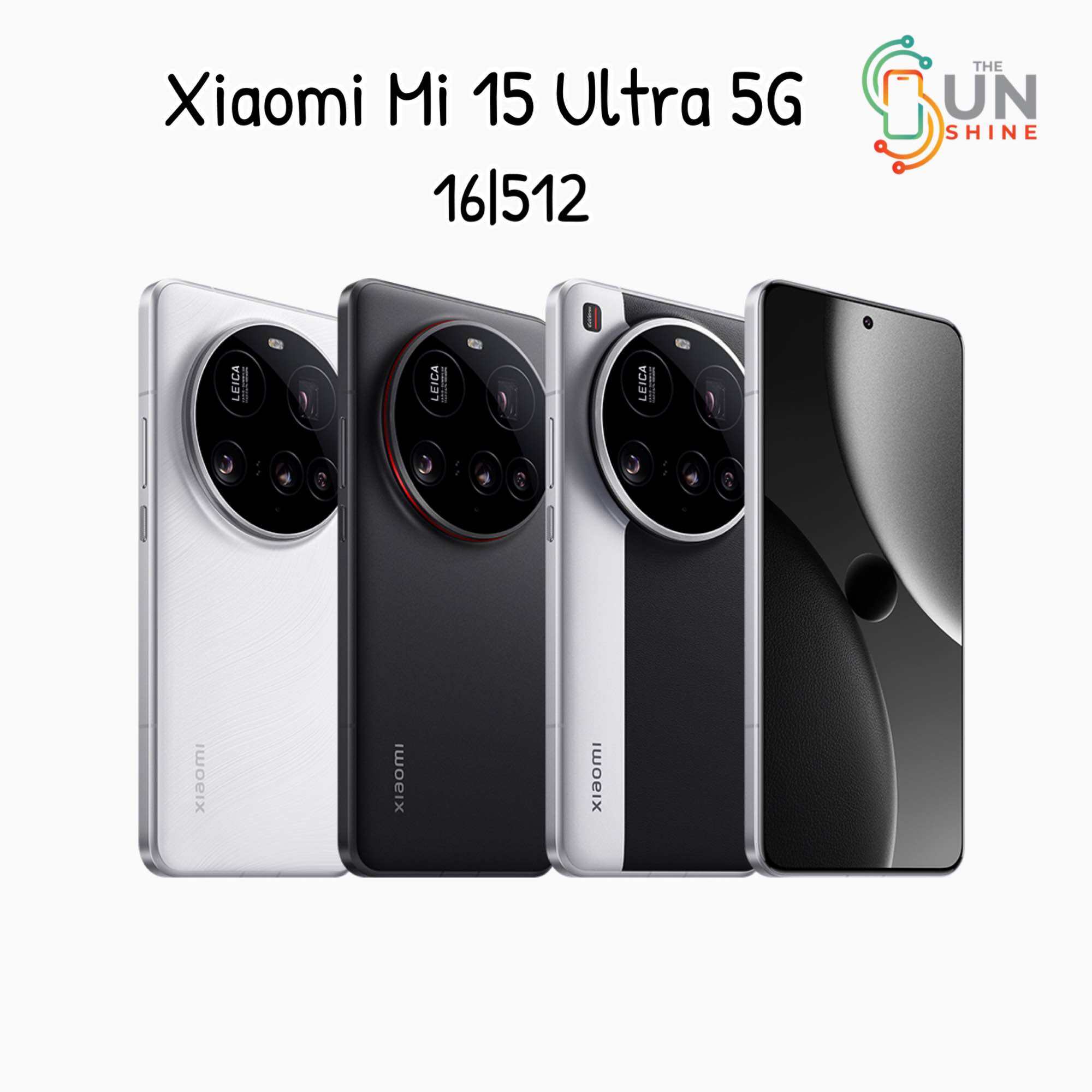 Xiaomi Mi 15 Ultra 5G 16/512GBเครื่องศูนย์ไทยประกันศูนย์ไทย✅ประกันตามล็อตผลิต ราคา 33,590 บาท*ส่งฟรี