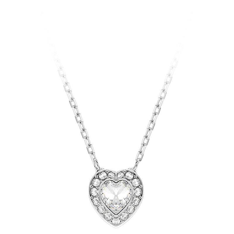 สร้อยคอแฟชั่น Swarovski พร้อมจี้รูปหัวใจรูปดาว