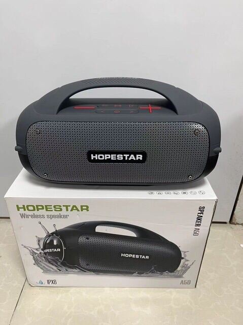 Hopestar Party One 80 วัตต์ + ไมโครโฟนสองตัว ลำโพงบลูทูธ ของแท้100% ...
