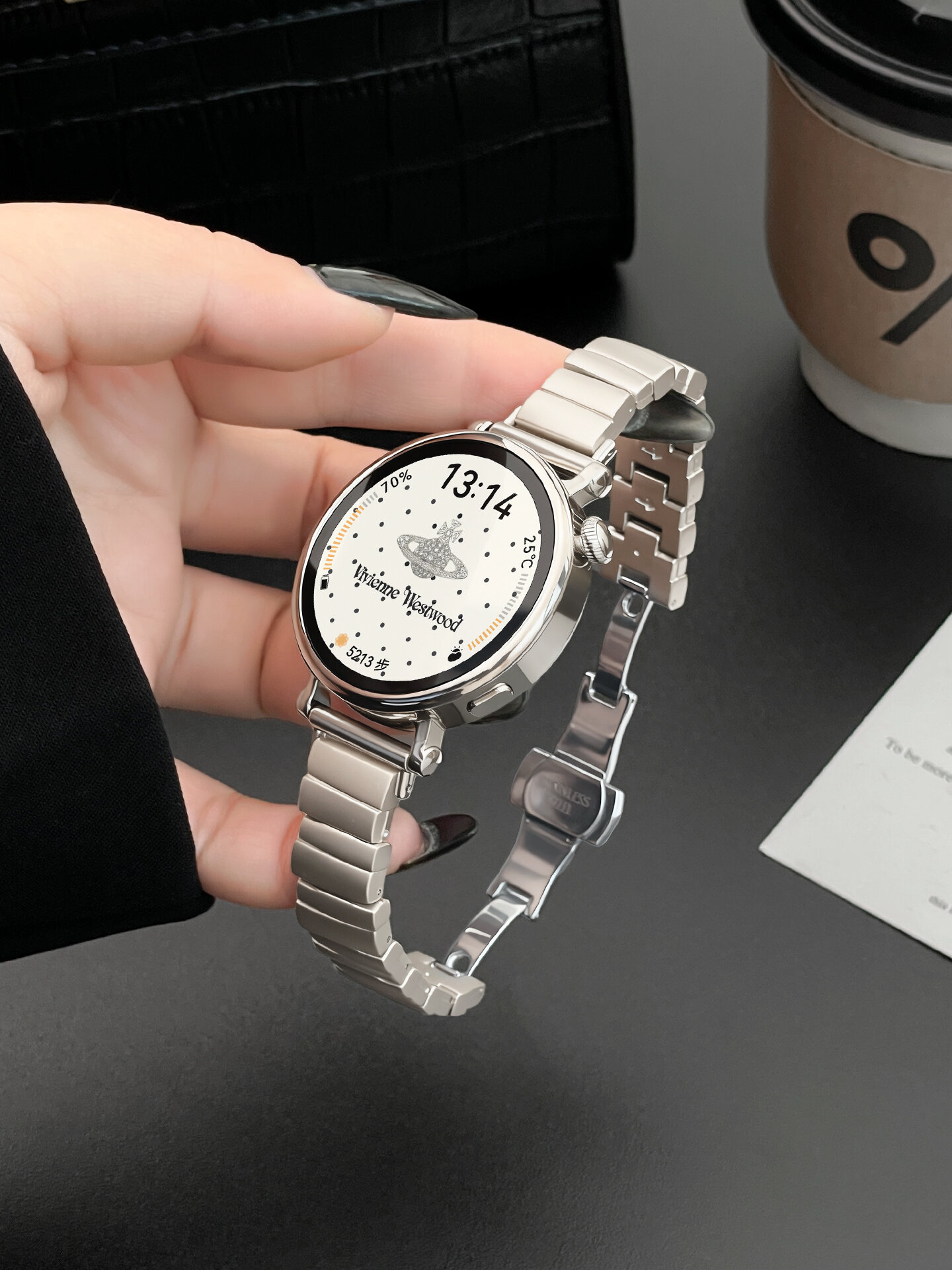 psnld | Irregular Metal Summer New Fashionable Strap Compatible with Multiple OPPO Watches ราคา 336 บาท*ส่งฟรี