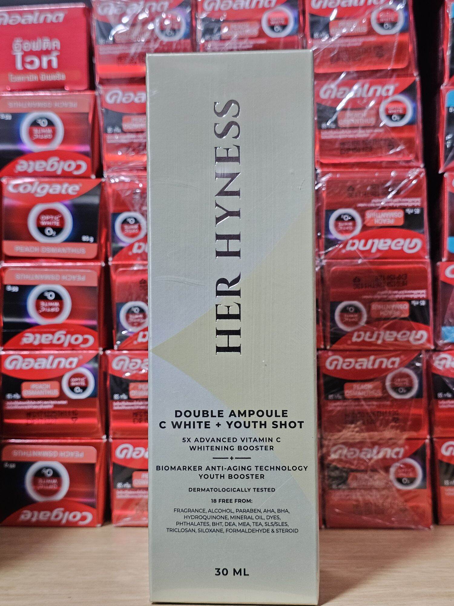 HER HYNESS Double Ampoule C White + Youth Shot 30ml.