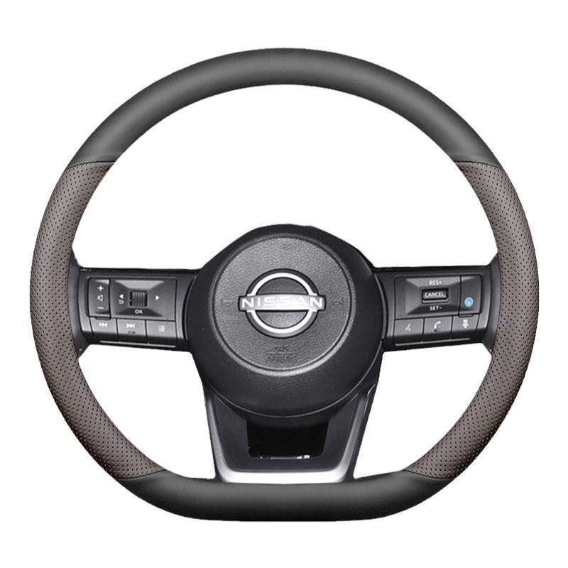 JIBEIDUN | Ultra Thin Leather Steering Wheel Cover for Nissan Patrol All Seasons ราคา 358 บาท*ส่งฟรี