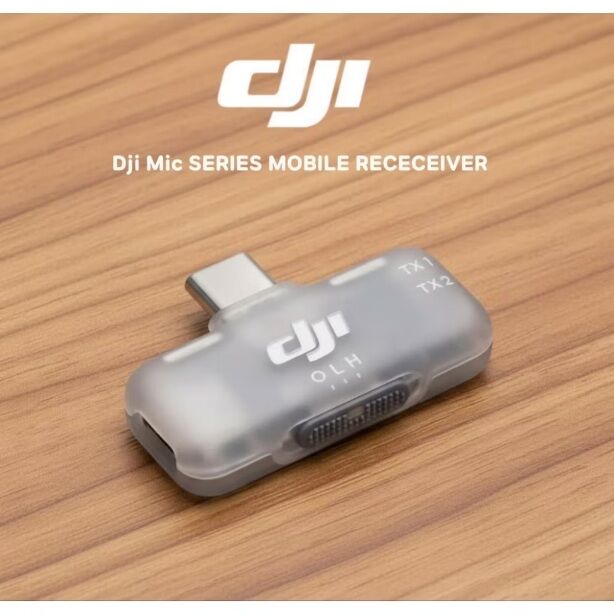 Dji Mic Series Mobile Receiver, Device for Connecting Dji Microphones to Mobile Phones, Easy to Use, Supports Ios and Android Systems, Thai Center Warranty. ราคา 890 บาท*ส่งฟรี