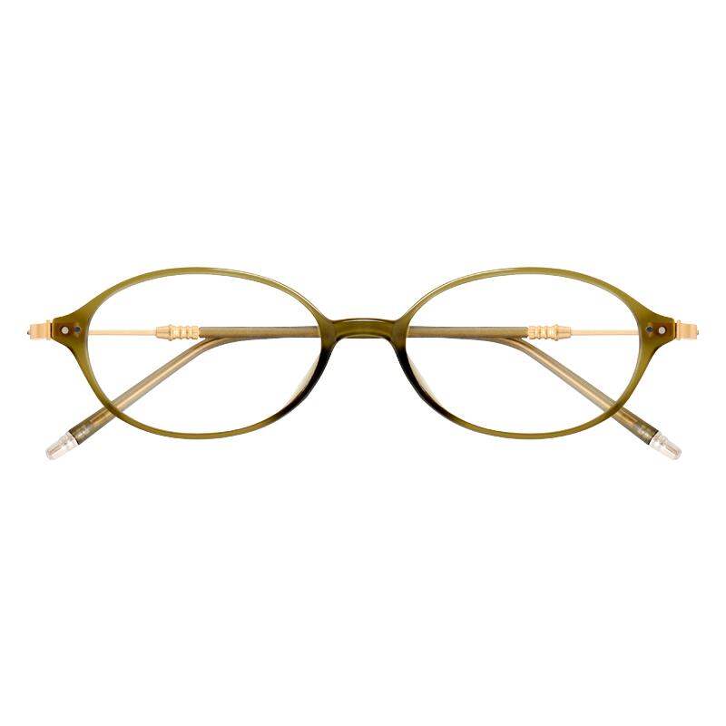 MoJon | Ultra-light Green Oval Narrow Rimmy Eyeglass Frames Anti-blue Light ราคา 441 บาท*ส่งฟรี