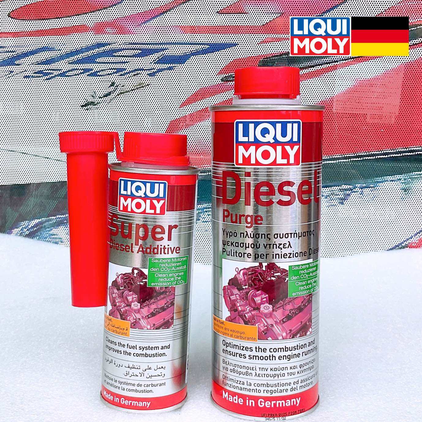 น้ำยาล้างหัวฉีด Liqui moly Diesel Purge + ล้างหัวฉีด Super Diesel